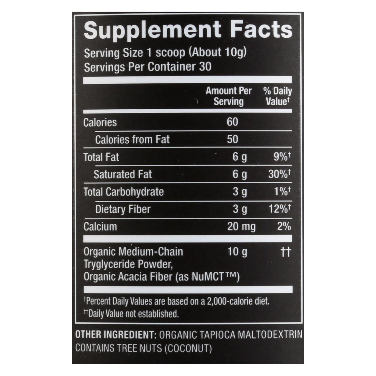 Nutiva MCT Powder: Pure MCTs for Enhanced Energy and Metabolism - 10.6 Oz - Cozy Farm 