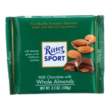 Ritter Sport Chocolate Bar - Milk Chocolate - Whole Almonds - 3.5 Oz Bars - Case Of 11 - Cozy Farm 