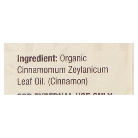 Nature's Answer Organic Cinnamon Essential Oil, 0.5 Oz - Cozy Farm 