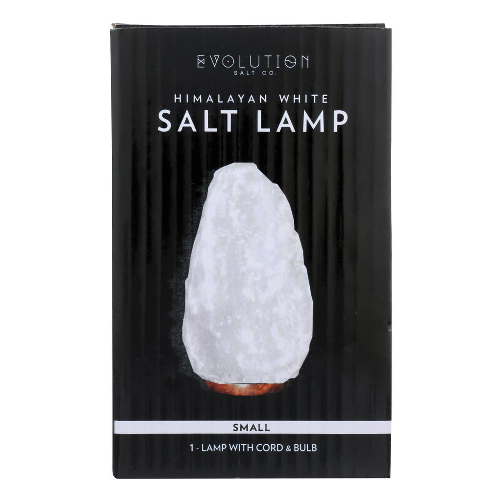 Evolution Salt  Natural White Small 6-Pound Himalayan Salt Lamp - Cozy Farm 