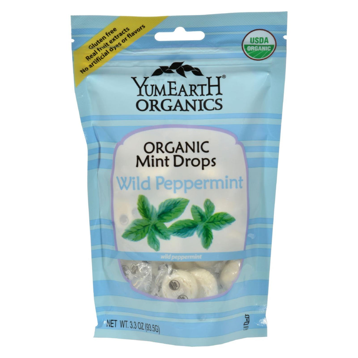 YumEarth Organic Candy Drops Wild Peppermint, 3.3 Oz (Pack of 6) - Cozy Farm 