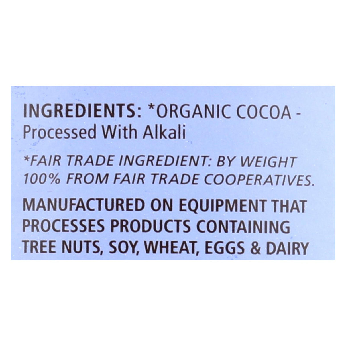 Equal Exchange Organic Baking Cocoa - 8 Oz. (Pack of 6) - Cozy Farm 