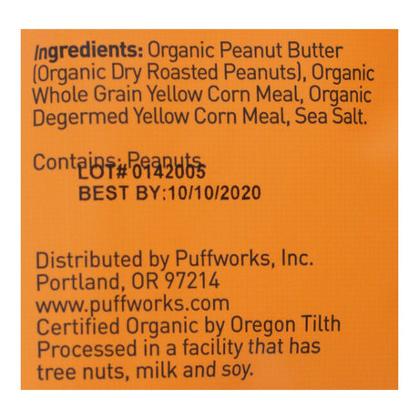 Puffworks Gluten-Free Original Peanut Butter (8-Pack, 3.5 oz) - Cozy Farm 