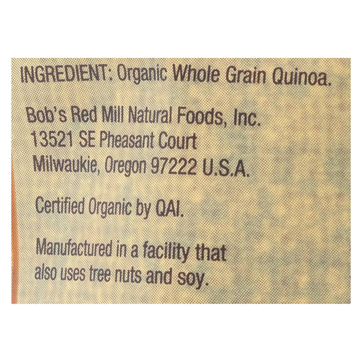 Bob's Red Mill -Organic Whole Grain Tri-color Quinoa (Pack of 4 - 26 Oz.) - Cozy Farm 