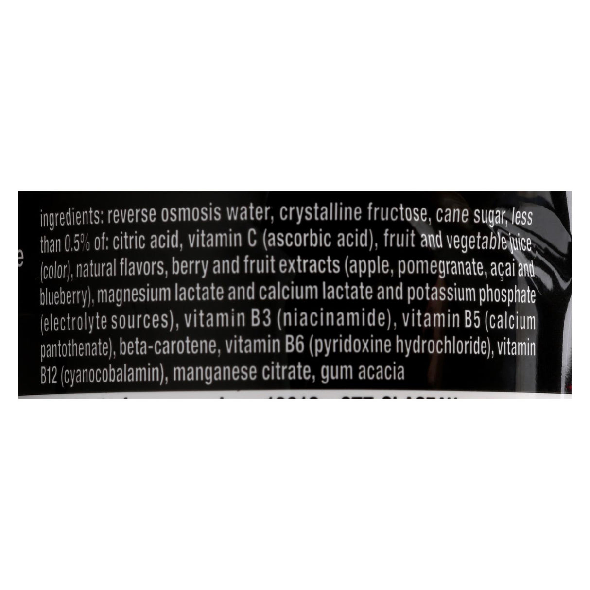 Glaceau Vitamin Water XXX: Acai-Blueberry-Pomegranate 20 Fl. Oz. (Pack of 12), Cold - Cozy Farm 