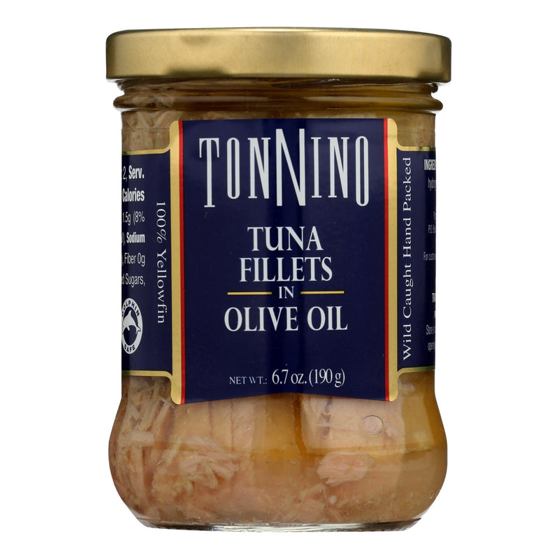 Tonnino Premium Tuna Fillets in Olive Oil, 6.7 Oz Pack of 6 - Cozy Farm 