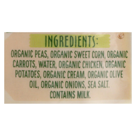 Sprout Organic Foods Creamy Vegetables With Chicken Baby Food (Pack of 6 - 4 Oz.) - Cozy Farm 