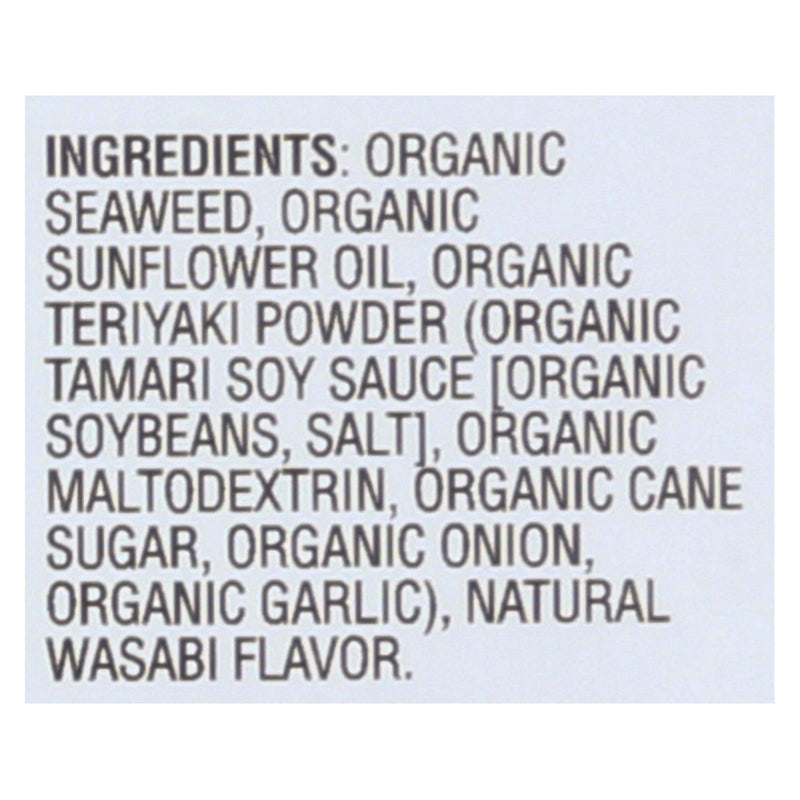 Gimme Organic Roasted Wasabi 12-Pack, 0.35 Oz. Each - Cozy Farm 
