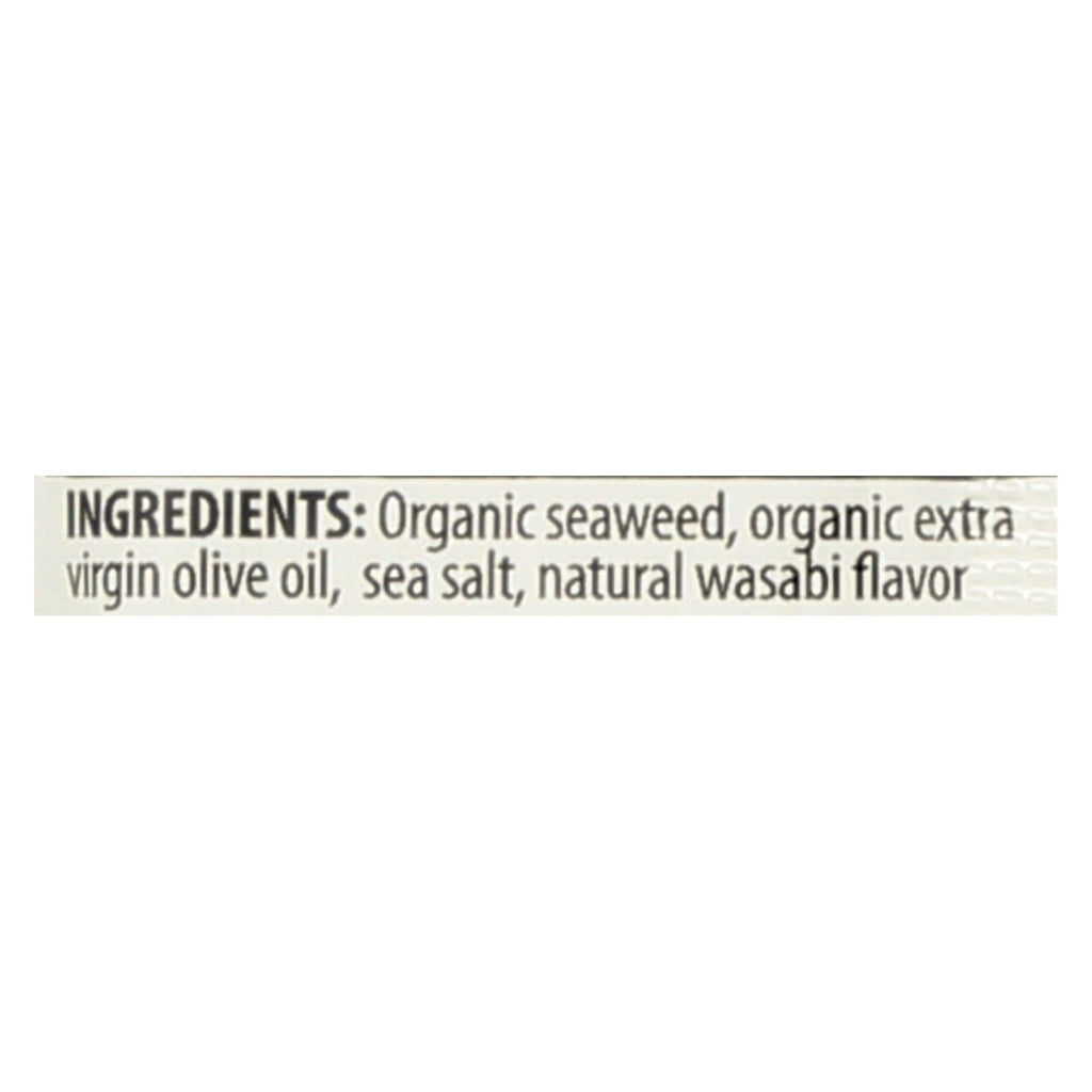 Seasnax Wasabi Premium Roasted Seaweed Snacks (Pack of 24) - 0.18 Oz. Per Pack - Cozy Farm 