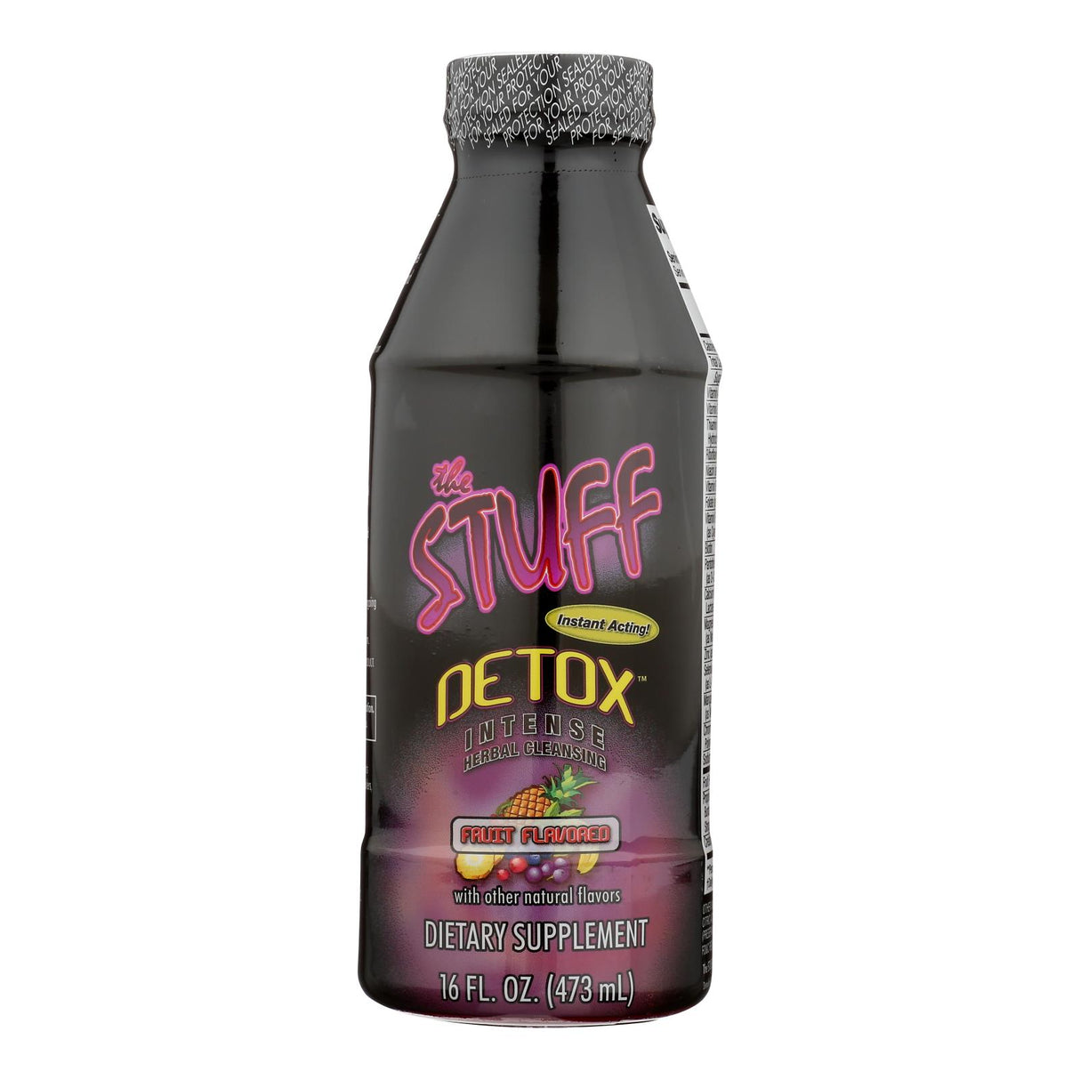 The Stuff Liquid Ferocious Fruit by Detoxify: Fast-Acting Herbal Detox (16 oz) - Cozy Farm 