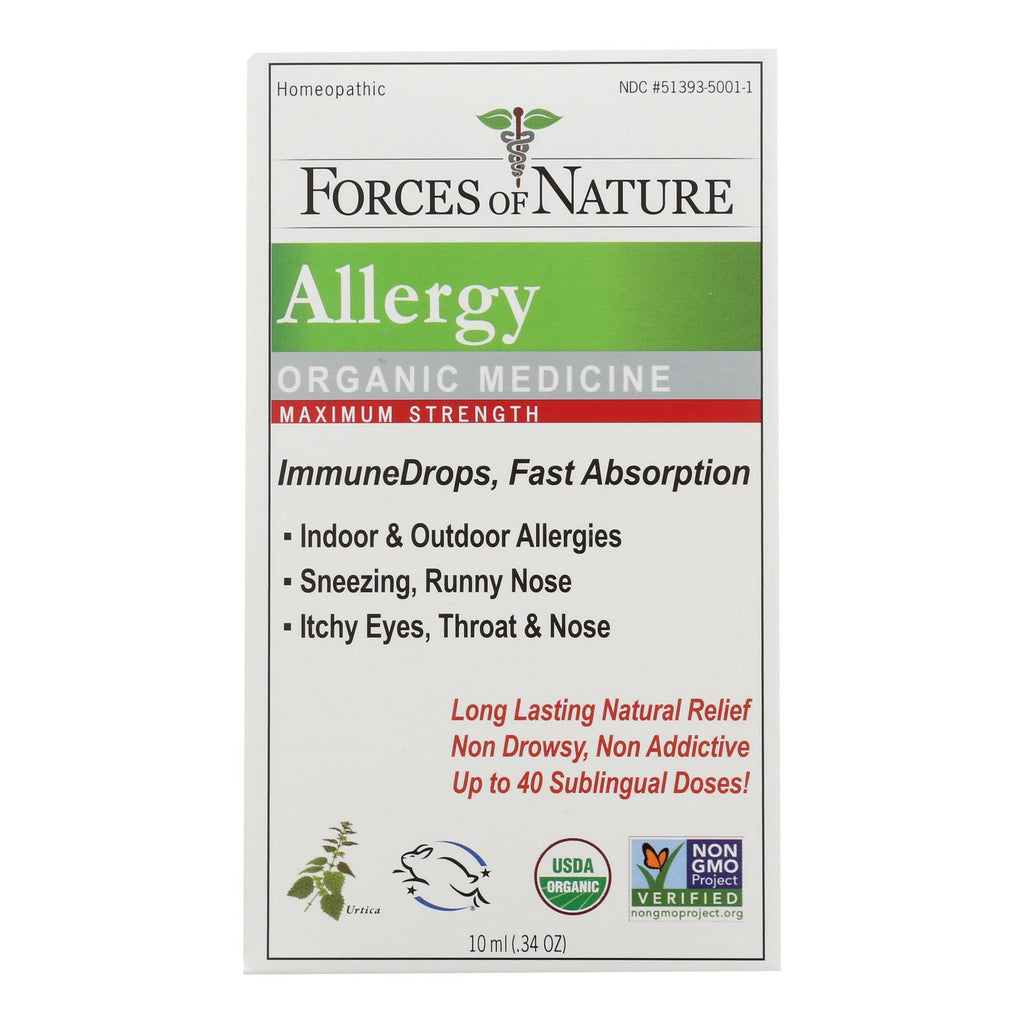 Forces of Nature Allergy Drop Max Immun  - 10 mL - Cozy Farm 