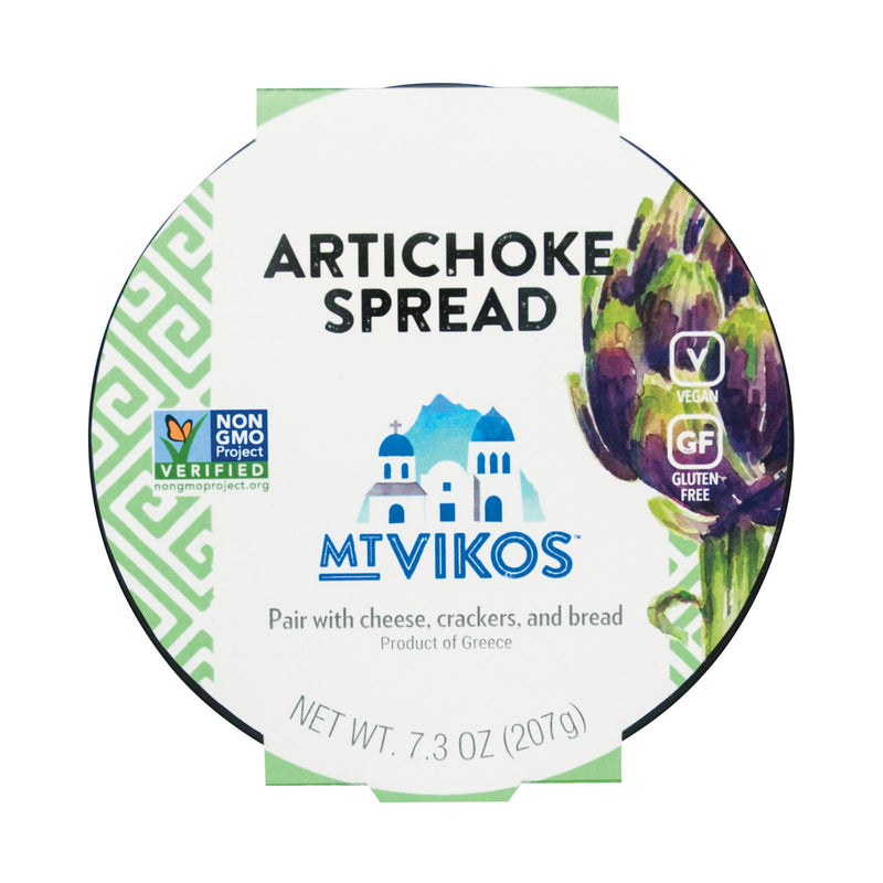 Mt Vikos Greek Artichoke Spread, 6 Pack x 7.3 Oz. Jars - Cozy Farm 