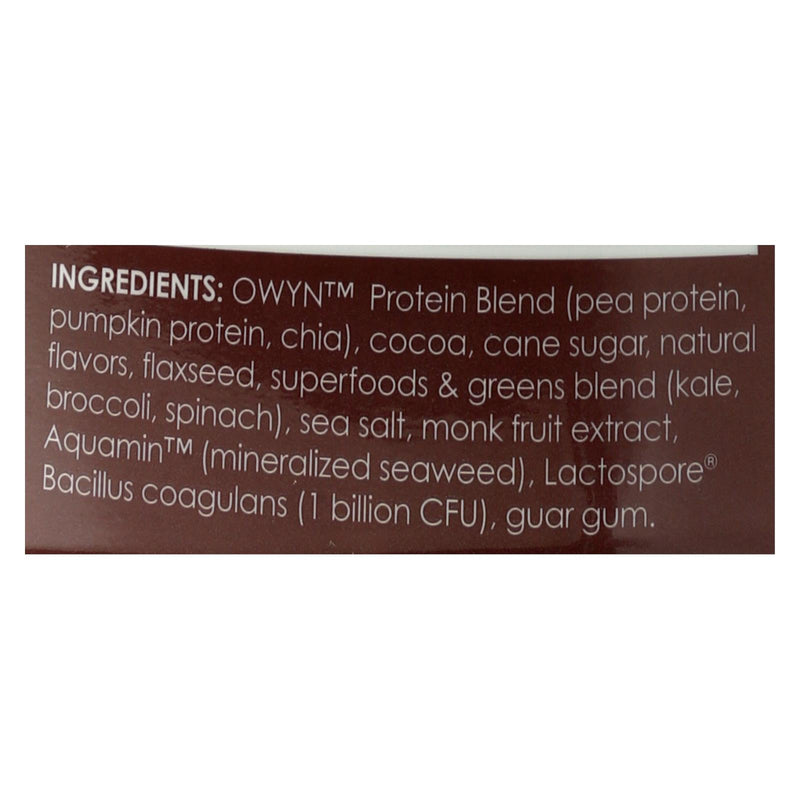 OWYN - Protein Powder Plant Based Dark Chocolate (Pack of 1 - 1.3 Lb) - Cozy Farm 
