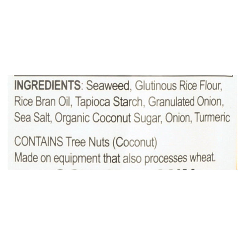 Seasnax Chomperz: Savory Onion Crunchy Seaweed Chips (Pack of 8) - Cozy Farm 