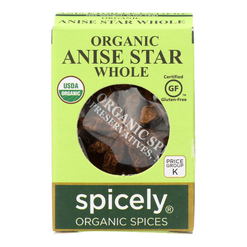 Spicely Organics: Star Anise Whole - Premium Culinaria Spice (Pack of 6) - Cozy Farm 