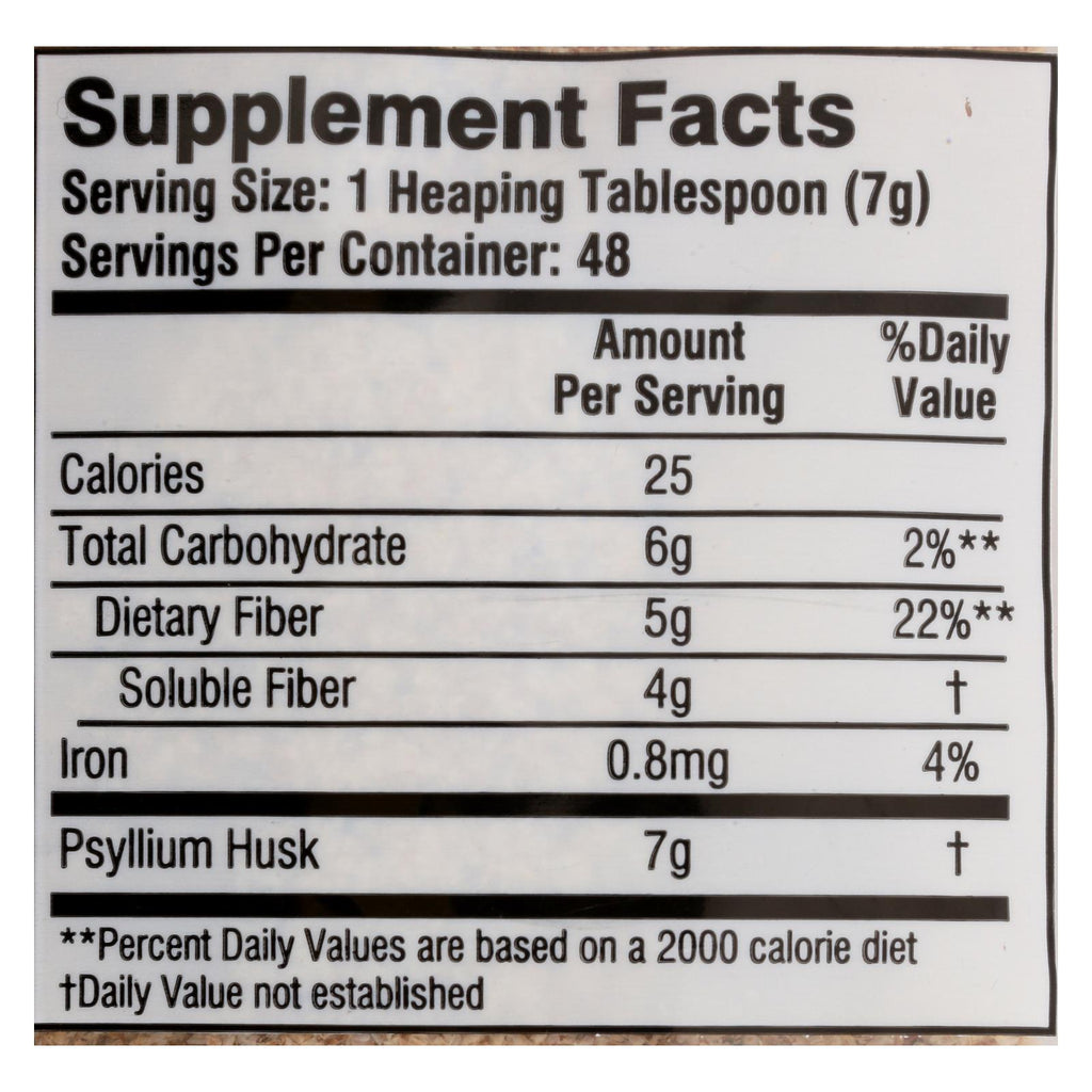 Health Plus Pure Psyllium Husk Supplement, 12 Oz. - Cozy Farm 
