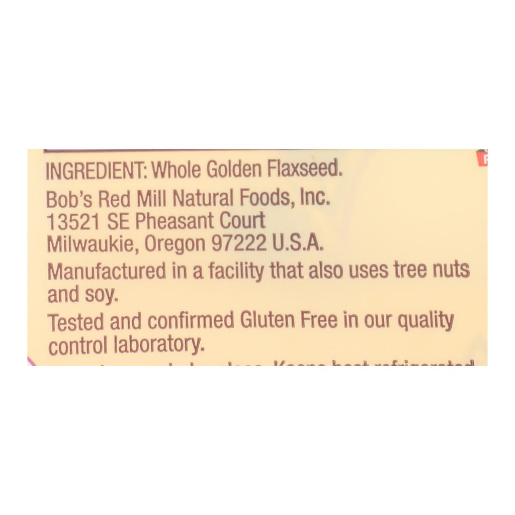 Bob's Red Mill Gluten Free Golden Flaxseeds (Pack of 4 - 13 Oz.) - Cozy Farm 