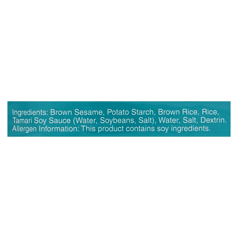San-J Sesame 3.7 oz Brown Rice Crackers (Pack of 12) - Cozy Farm 