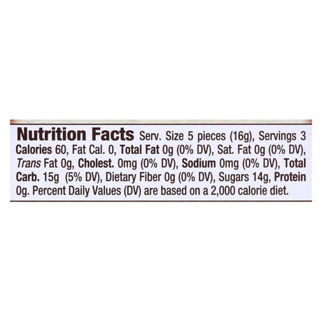 Torie and Howard Organic Hard Candy - Pomegranate & Nectarine, (2 Oz, Pack of 8) - Cozy Farm 