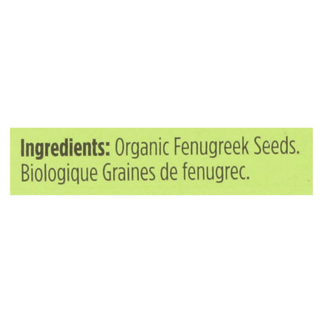 Spicely Organics Organic Fenugreek Seeds (Pack of 6 - 0.45 Oz.) - Cozy Farm 