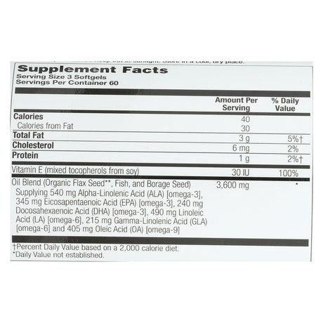 Natural Life Pet Products Total EFA 1200mg Sgels (Pack of 180) - Cozy Farm 