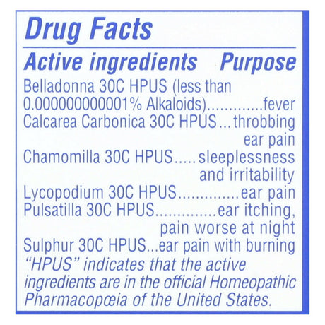 Hyland's Earache Support Drops, Soothes Discomfort, Natural Homeopathic Medicine, 0.33 Fl Oz - Cozy Farm 