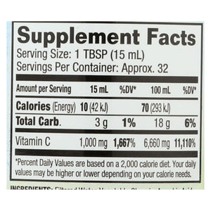 Dynamic Health Premium Liquid Vitamin C, 1000mg, 16 Fl Oz - Cozy Farm 