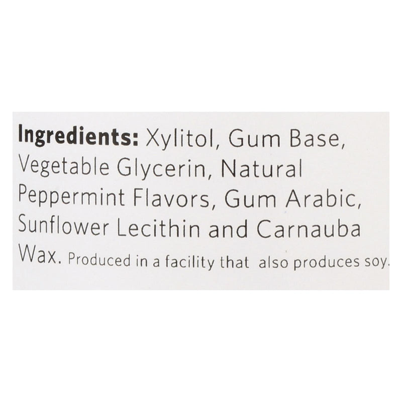 Xylichew Sugar-Free Peppermint Gum, 60-Count Jars (Pack of 4) - Cozy Farm 