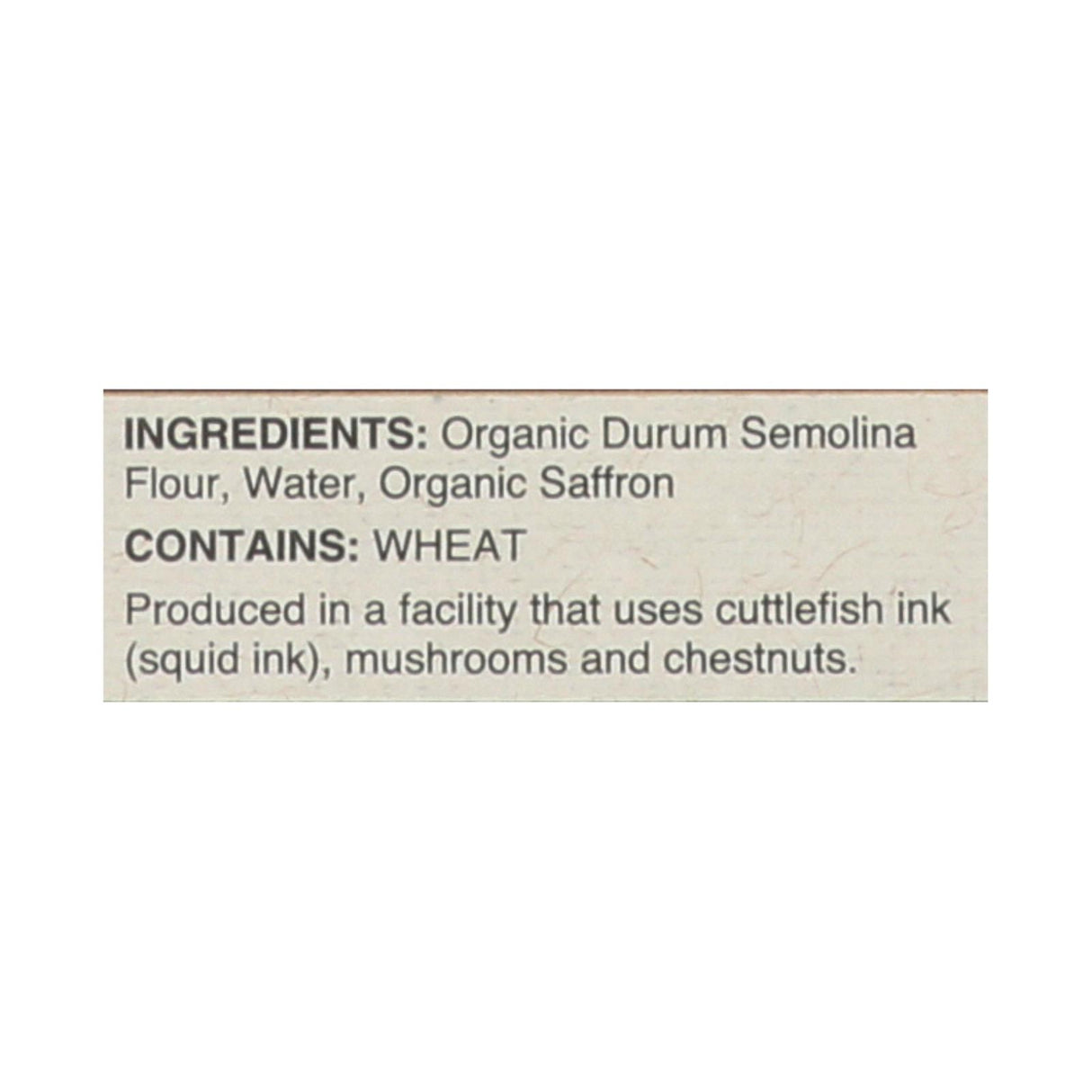 Sfoglini Organic Saffron Malloreddus Pasta  - Case Of 6 - 16 Oz - Cozy Farm 