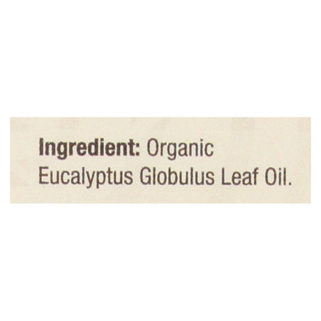 Nature's Answer Organic Eucalyptus Essential Oil, 0.5 Oz. - Cozy Farm 