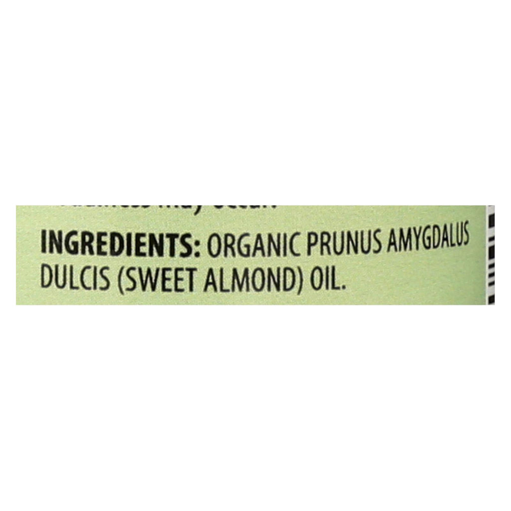 Aura Cacia Organic Sweet Almond Oil, 4 Fl Oz - Cozy Farm 
