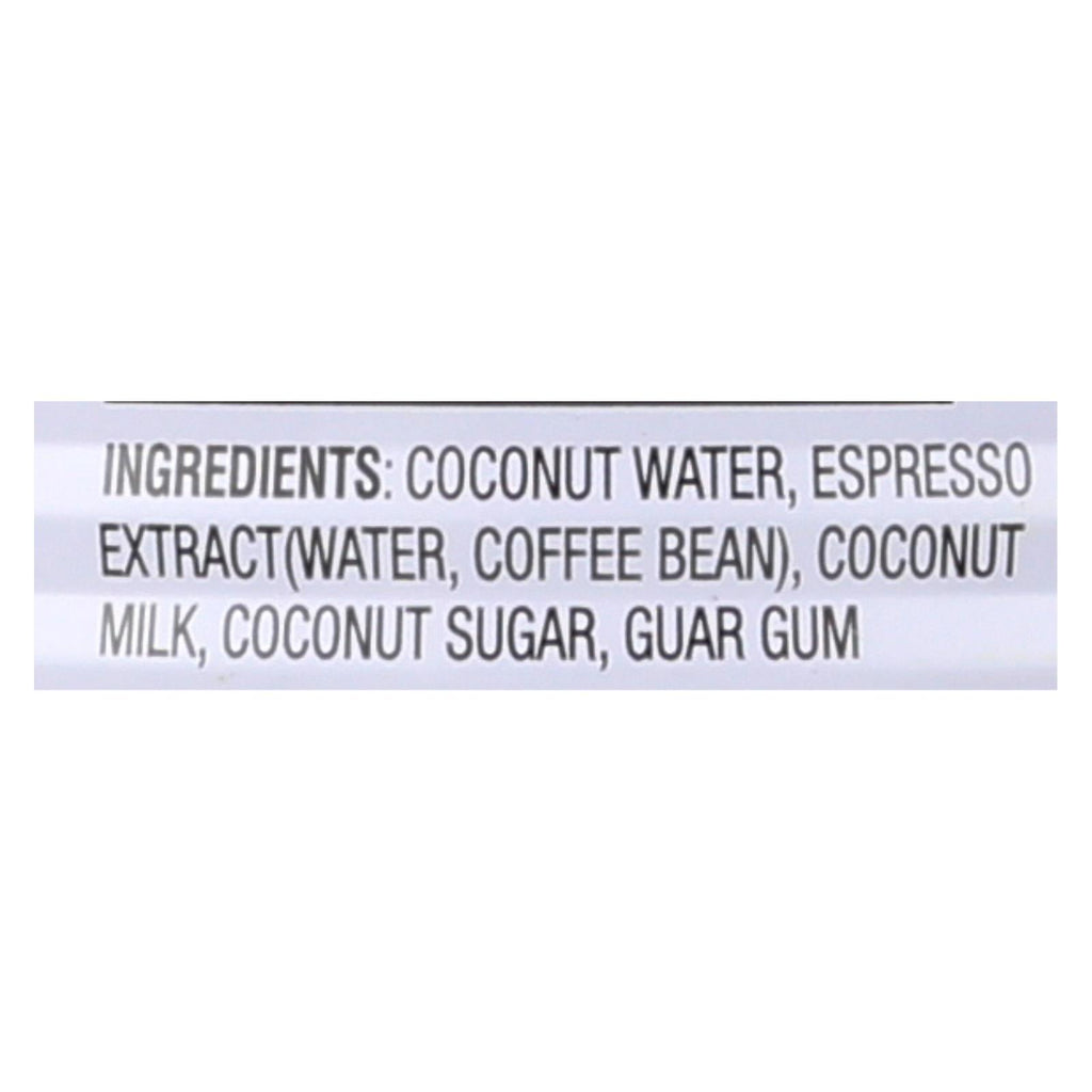 Pure Coconut Water Espresso (Pack of 12 - 17.5 Fl Oz.) - Cozy Farm 