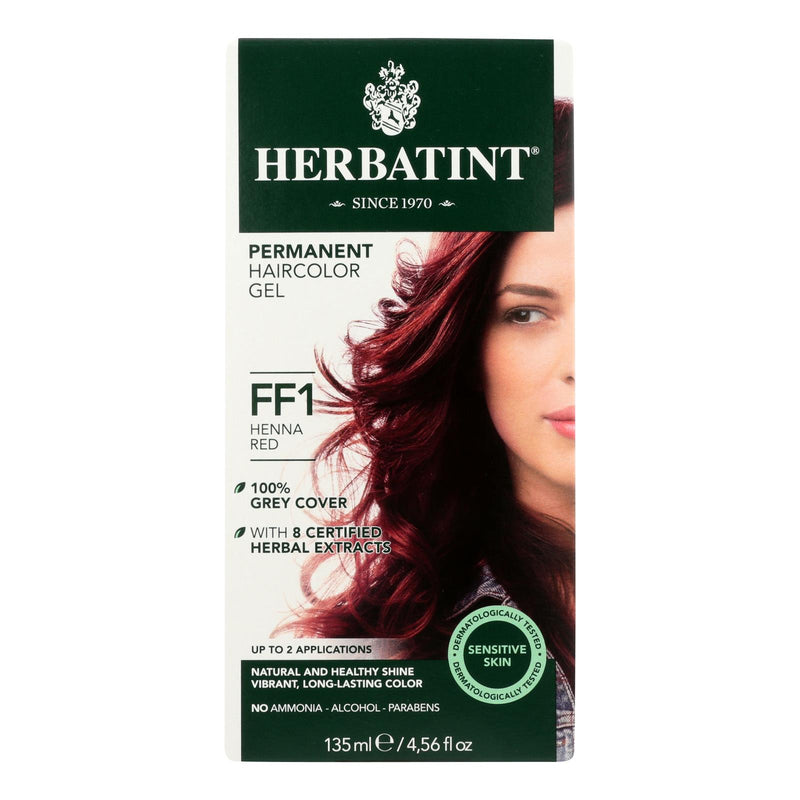Herbatint Hair Color Kit Flash Fashion Henna Red FF1: Ammonia-Free, Vegan, Cruelty-Free - Cozy Farm 