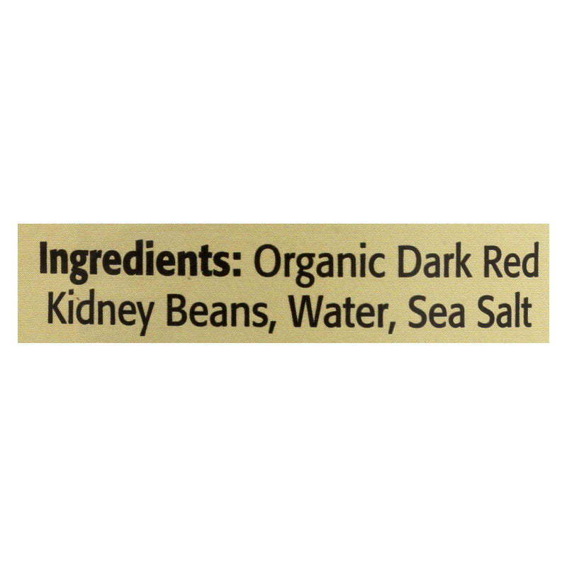 Omena Organics Kidney Beans Dark Red (Pack of 12 - 15 Oz.) - Cozy Farm 