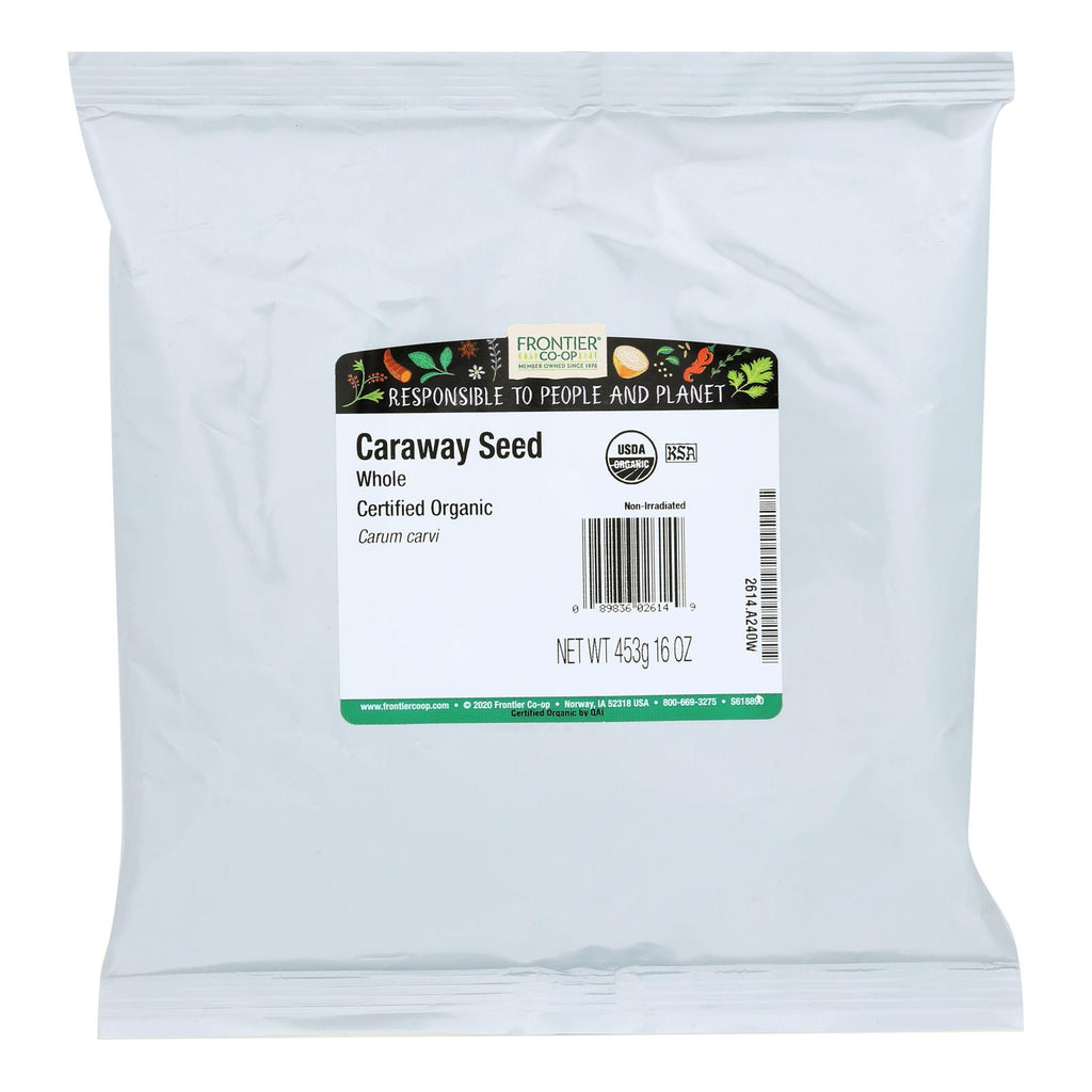 Frontier Herb Organic Whole Caraway Seeds - 1 lb Bag - Cozy Farm 