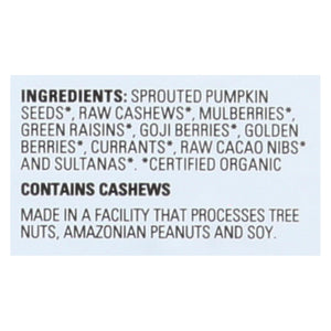 Living Intentions Organic Sprouted Wild Berry Trail Mix, 7 Oz. (Pack of 6) - Cozy Farm 