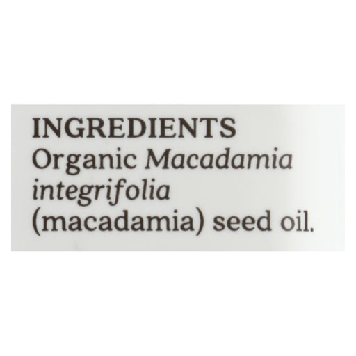 Aura Cacia Organic Macadamia Skin Care Oil, 1 Fl Oz - Cozy Farm 