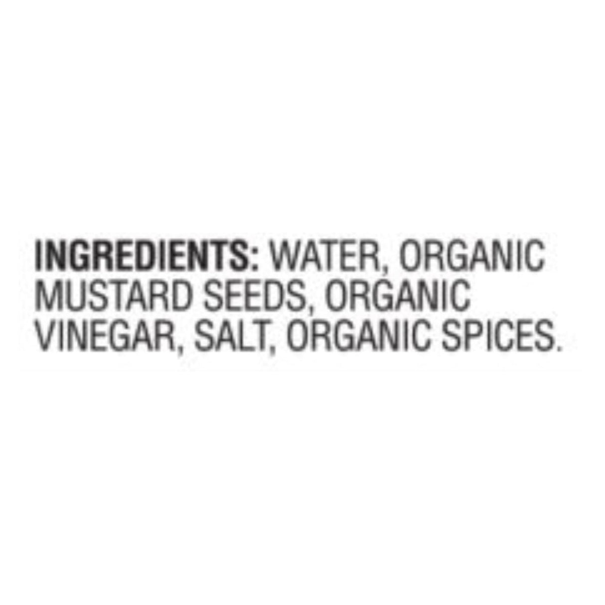 Woodstock Organic Stone Ground Mustard, 8 Oz (Pack of 12) - Cozy Farm 