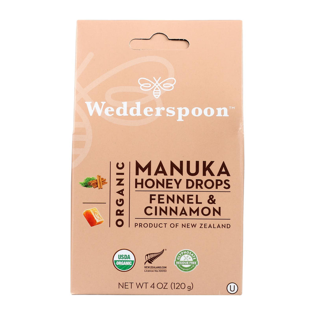Wedderspoon - Drops Manuka Fnl&cinn - 1 Each - 4 Oz - Cozy Farm 