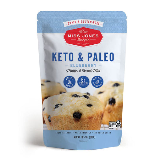 Miss Jones Baking Co - Muffin Mix Blueberry Keto Gluten Free (Pack of 6) 10.57 Oz - Cozy Farm 