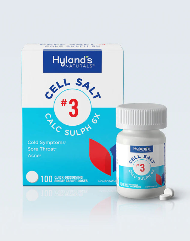 Hyland's Calc Sulph 6X Cell Salt Tablets, 100 Count - Cozy Farm 