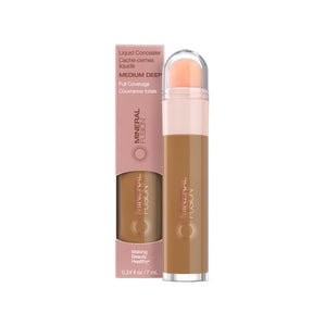 Mineral Fusion Liquid Concealer - Medium Deep Shade - 0.24 Fl Oz - Cozy Farm 