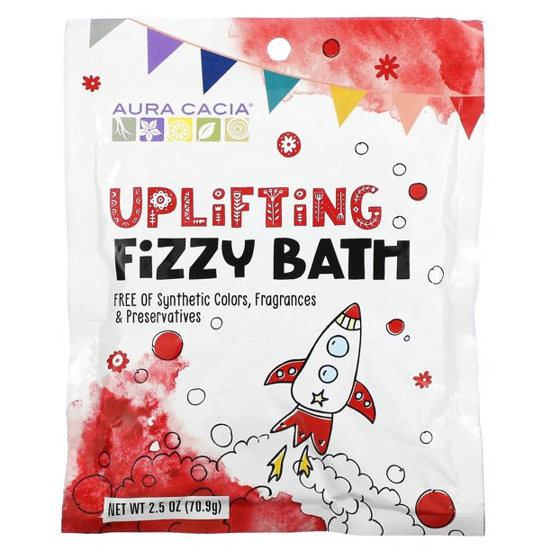 Aura Cacia Kids Uplifting Fizzy Bath Tablets (Pack of 6) - Cozy Farm 
