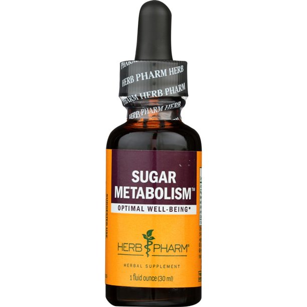 Herb Pharm Sugar Metabolism Support - 1 Fl Oz - Cozy Farm 