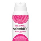Schmidt's  Rose Vanilla Dry Spray Deodorant - 3.2 Oz - Cozy Farm 