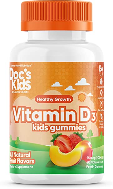Doctor's Best Vitamin D3 for Kids (Pack of 60) - 1000IU - Cozy Farm 