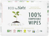 Eco by Naty Unscented Baby Wipes, 168-Count Pack - Cozy Farm 