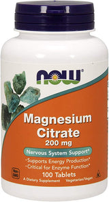 Now Foods Magnesium Citrate 100 Tablets - Cozy Farm 