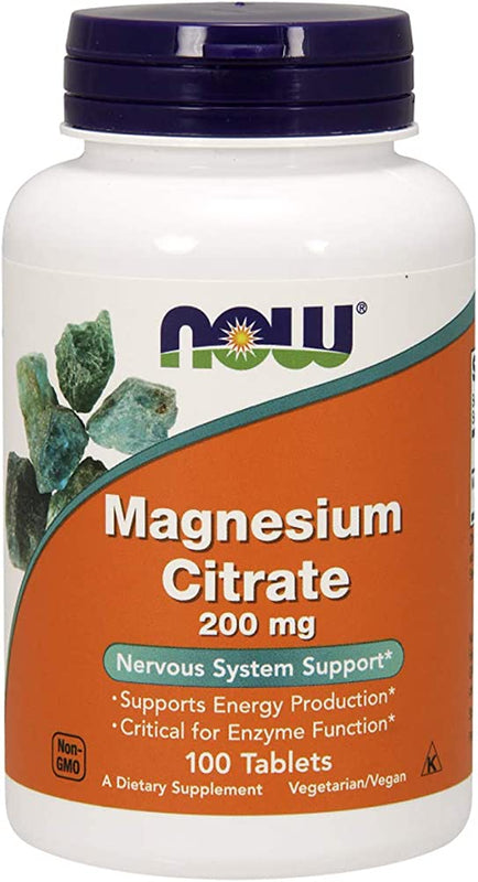 Now Foods Magnesium Citrate - 100 Tablets - 1 Each - Cozy Farm 