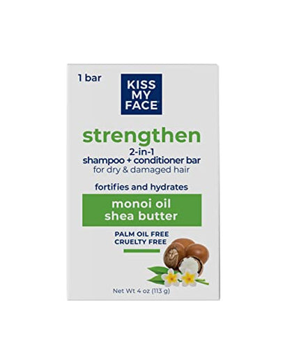 Kiss My Face 2-in-1 Strength Shampoo and Conditioner - 4 Oz - Cozy Farm 